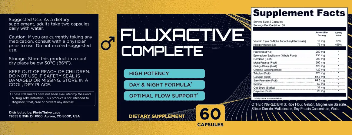 Fluxactive Complete Label 